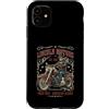 Lincoln Motorcycle Patriotic Merch Store Custodia per iPhone 11 Vintage Abraham Lincoln Abe Lincoln Equitazione Moto Uomini