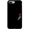 Skeleton Hand Holding Red Rose Flower Gr Custodia per iPhone 7 Plus/8 Plus Mano di scheletro teschio rosso rosa gotico romanticismo horror punk