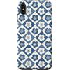 generic Custodia per iPhone XS Max Motivo con fiori di ciliegio Sakura blu indaco