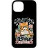 Jimbeels Custodia per iPhone 13 Piccolo gatto grande programma frase ironica retro