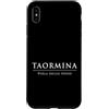Beautiful Italy Holiday Shirts Custodia per iPhone XS Max Taormina Sicilia Italia Perla dello Ionio
