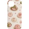Red Sun Society Custodia per iPhone 14 Plus Dolci Giapponesi Sakura Wagashi Matcha Mochi Taiyaki
