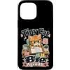 Jimbeels Custodia per iPhone 13 Pro Max Piccolo gatto grande programma frase ironica retro