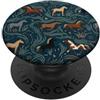 Equine Spirit Illustration Tono terra modello cavalli PopSockets PopGrip Adesivo