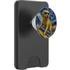 GoldenLife Surfing Golden Retriever Art Surfer Dog sulla tavola da surf PopSockets PopWallet per MagSafe
