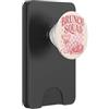 Brunch Squad - Minimalistic Brunching De Brunch Squad Colazione Amanti Croissant Mimosa Rosa PopSockets PopWallet per MagSafe