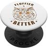 Persian cat cat pet breed animal Male ca Fluffier is Better Persian Cat Pet PopSockets PopGrip Adesivo