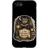 Jimbeels Custodia per iPhone SE (2020) / 7/8 Gufo lettura Libri prima del rumore