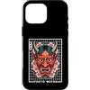 Hannya Oni By Tokyo-Waves Custodia per iPhone 16 Pro Max Maschera giapponese del diavolo Hannya giapponese Oni Grid Yokai Oni