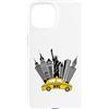 NYC New York Costume Yellow Cab Taxi App Custodia per iPhone 15 New York City taxi giallo skyline NYC per donne uomini bambini