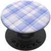 SELFE TEES Impugnatura per telefono, supporto, supporto per telefono, motivo scozzese blu PopSockets PopGrip Adesivo