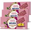 Generico 3 X Misura Crackers Integrali con Barbabietola e Carota Nera | 15% di Fibre e 100% Farina Integrale | Confezione da 385 grammi Un cracker unico dal gusto irresistibile