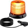 DTEANJU Faro di Emergenza Magnetico Ambra a 72 LED con Luce Lampeggiante