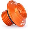 VOIV Tappo per carter per moto, CNC, tappo a vite di riempimento olio motore per KTM RC 125 390 DUKE 2014-2019