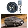 D'ANGELO 1988 Kit Ruotino di Scorta 17 compatibile con Ford Transit Tourneo Connect M1/N1 (2014-2021) con Cric, Chiave e Sacca