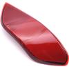 HAOTOM Paraurti posteriore destro rosso Lente catarifrangente Luce di ingombro copertura Per Porsche Cayenne 95A 2011 2012 2013 2014 95863110600