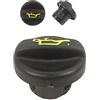Generic Tappo di riempimento dell'olio, tappo di riempimento dell'olio motore per Citroen, Peugeot, Ford, Volvo, Fiat, Mazda (per motori diesel) 1180.F9, 1180F9, YS4G6766AA, 1147687, 2S6Q6766AA