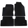 J&J AUTOMOTIVE Tappetini in Tessuto per Ford Focus 1 1999-2005, Set da 4 Pezzi Anteriori e Posteriori, di Velluto su Misura, Antiscivolo, Colore Nero