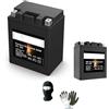 MOTO SPORT MONDO COMPATIBILE CON KAWASAKI ZZR / ZX11 1100 dal 1990 al 1992 BATTERIA YB14L-A2 FA1050 FORNITA GIÀ CARICA PER IL SUO UTILIZZO BATTERIE IN GEL 14 AH AMPERE 12 VOLT 134X89X166MM