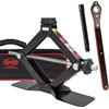 Heyner Cric a forbice di alta qualità da 1,5 tonnellate per BMW Dedicated Lift Slot Black Edition valigetta 347H350
