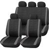 GKLYJCDR Coprisedili Auto, per Suzuki Vitara Full Hybrid 2022 2023 2024 Auto Anteriori Copri-Sedile Set Soft Confortevole Traspirante Protezione per Sedili Auto,C
