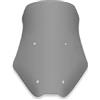 EHWLFVX CUPOLINO MOTO Per ZONTES 368G Parabrezza Anteriore Deflettori Del Vento Modificati Accessori Per Rinforzati 52CM 57CM 62CM(Smoke Grey 52CM)