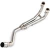 Generico Parti di assemblaggio Tubo Di Collegamento Scarico Moto Sistema Completo Senza Per Yamaha T-max 500 530 Tmax500 Tmax530 2008-2016(Type A)
