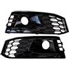 EHDXGGEK 8WD807681F A nido d'ape compatibile con Audi A4 B9 S-LINE 2016-2018 Paraurti anteriore Fendinebbia Griglia Coperchio lampada Fack ACC Trim Accessori auto