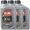 Charging Racer Olio Motore SELENIA 20K 10W-40, Lubrificante con Basi Sintetiche, Energy Conserving, per Motori a Benzina (3L)