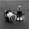 WUYUEY Nottolini Cavalletto Moto Nottolini Alzamoto Per CFMOTO 675 Nk NK675 2025 2026 Viti M10 Per Supporti Forcellone Cursori E Cavalletto(D'argento)