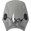 EHWLFVX CUPOLINO MOTO Per ZONTES C125 350GK Per ABS 125 G1 Universale Del Motociclo Parabrezza Faro Moto Da Strada Schermo(Grey)