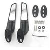 Flydida 2 pezzi di specchietti retrovisori moto sostitutivi per Ninja 250 300 400 650 H2 H4, specchietti laterali universali e orientabili per moto e ATV, specchietti retrovisori orientabili e regolabili