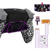 eXtremeRate Rise4 V3 Remap Kit Programmabile per ps5 Controller,4 Palette Tasti Aggiuntivi Back Button Paddles Cover Posteriore per ps5 Joystick BDM-030/040/050-Bianco Antiscivolo