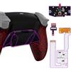 eXtremeRate Rise4 V3 Remap Kit Programmabile per ps5 Controller,4 Palette Tasti Aggiuntivi Back Button Paddles Cover Posteriore per ps5 Joystick BDM-030/040/050-Rosso Antiscivolo