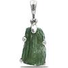 Starborn Ciondolo in Moldavite naturale nato dalle stelle in argento sterling - Dainty