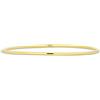 Bling Jewelry Bracciale Semplice Base Sottile Singolo Per Donne Adolescenti Braccialetti Rotondi Lisci Placcato Oro Giallo 18K 2MM