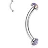 AROWRO Gioielli per piercing alle sopracciglia G23 Titanio Anelli per sopracciglia Bilanciere per sopracciglia Anelli per ombelico Anelli per ombelico Labret verticale Anello per labbro Rook Tragus