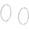 MORELLATO Orecchini Donna in Acciaio, Cristalli a Cerchio Collezione CREOLE, Idee Regalo DOnna - SAUP36