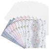 Ideen mit Herz Set di biglietti di auguri con buste | 10 carte a tema | bianche | colorate | neutre | Ideale per congratulazioni per compleanno, matrimonio, e altro | Din B6 (Fiori e viticci)