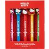 Get Trend Hello Kitty Penna Set da 5 Penne Gel Cancellabili Anime Materiale Scolastico Set Cancelleria Penna a Sfera con Blu Inchiostro Regali Bambini (Hello Kitty)