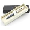 CustomDesign.Shop Penna Parker Jotter XL personalizzata + Scatola regalo (Blu) | Penna incisione su misura con nome | Personalised Engraved Pen | Regalo originale per lui o per lei