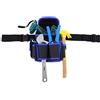 MISSMAO Fondina per Trapano Tasca Porta Attrezzi Impermeabile Borsa Cinturino Portabile per Chiave Elettrica,Trapano,Chiave Inglese,Martello Blu Y1 22x13x17cm