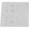 Naroote Rete Reballing Antiruggine con Slot IC per Saldatura Rapida, Compatibile con le Serie S10, S10+, NOTE10