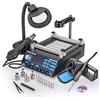 X-Tronic 's - Tecnologia all'avanguardia - Stazione di saldatura e rilavorazione ad aria calda all-in-one modello 5040-XR3 con preriscaldatore. Ora include pistola ad aria calda Plug & Play con