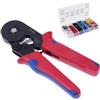 AUBEST Piegatore idraulico, Mini Pinza di crimpatura 0.25-10mm2 Pinze Teninali for utensili a mano(HSC8 6-4A Set)