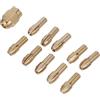 OSALADI 11 Pezzi Pinza per Mandrino in Rame da 4,8 Mm Confezione Blister Portatile, Alta Stabilità per Progetti di Lavorazione Metalli e Artigianato