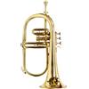 Sound Saga®, clacson a 3 valvole, passo BB, in ottone di alta qualità, con bocchino e custodia per il trasporto (ottone)