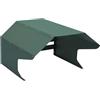 Mendler Garage riparo per robot tosaerba 41x60x70cm HWC-L43 acciaio zincato - verde