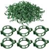 Generico Giardino Piante Clip di Supporto, Supporto per Piante, Clip per Piante da Giardino, Plastica Garden Plant Flower Clip, Clip per Innesti Giardinaggio, Pomodoro Verdure Clip (100)