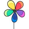 HQ Design Windspiration - Flower, Resistente ai Raggi UV e alle intemperie, Decorazione per Giardino, terrazza e Balcone, girandola a Vento con Asta (Flower Fly)